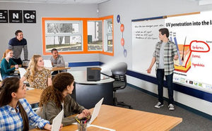 DEBONAIR Smart Surface Interactive Projector Ultra HD Native 1080p Turns Wall into Touchscreen 4K HDR 1400 ANSI Lumens Auto (Focus, Screen Fit, OBS Avoidance) Dust Proof Engine (WiFi & BT) 300" inch 2 Years Warranty