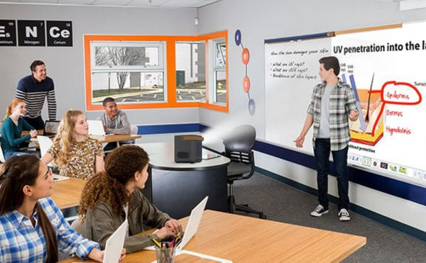 DEBONAIR Smart Surface Interactive Projector Ultra HD Native 1080p Turns Wall into Touchscreen 4K HDR 1400 ANSI Lumens Auto (Focus, Screen Fit, OBS Avoidance) Dust Proof Engine (WiFi & BT) 300" inch 2 Years Warranty