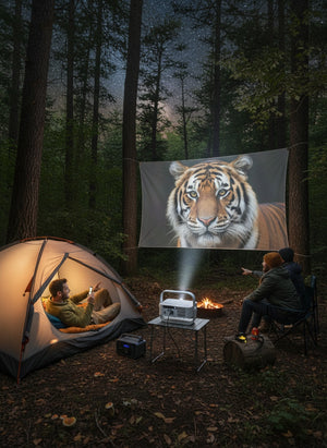 DEBONAIR UltraPlay Full HD Native 1080p Android 12 Projector | 4K HDR Support | 17000 Lumens | Auto Focus, Screen Fit & Obstacle Avoidance | Dust Proof Engine Dual WiFi BT 5.0 | 250" Display USB & HDMI 2 Years Warranty