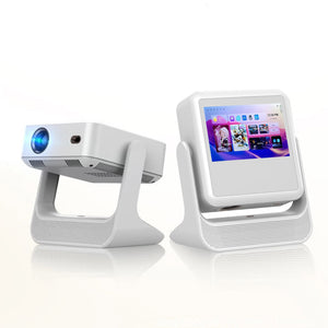 DEBONAIR Touch Play Full HD 1080p Smart Projector | World’s First Touchscreen with Auto (Focus+Screen Fit+Obstacle Avoidance) | Official Android | 18000 Lumens | HDMI USB| 10W Speaker Dual WiFi BT5.0 2 Years Warranty